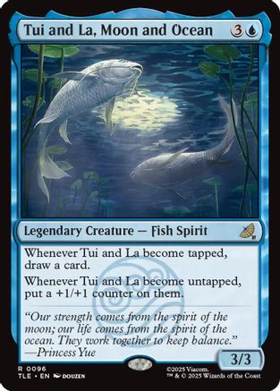 Tui and La, Moon and Ocean (TLE-096) - Avatar: The Last Airbender: Eternal-Legal Foil - for just $0.35! 