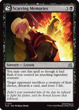 Scarring Memories (TLE-111) - Avatar: The Last Airbender: Eternal-Legal Foil - for just $0.35! 