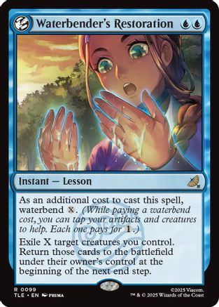 Waterbender's Restoration (TLE-099) - Avatar: The Last Airbender: Eternal-Legal Foil - for just $1.21! 