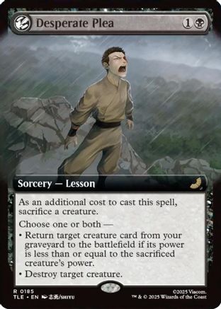 Desperate Plea (Extended Art) (TLE-185) - Avatar: The Last Airbender: Eternal-Legal - for just $0.19! 