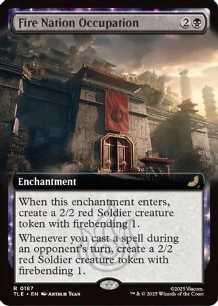Fire Nation Occupation (Extended Art) (TLE-187) - Avatar: The Last Airbender: Eternal-Legal - for just $0.52! 