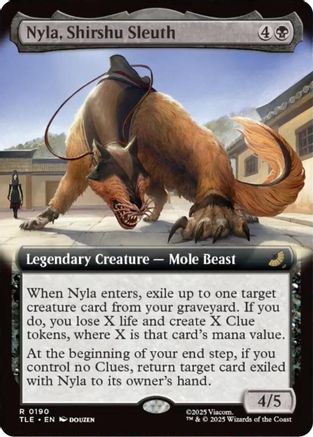 Nyla, Shirshu Sleuth (Extended Art) (TLE-190) - Avatar: The Last Airbender: Eternal-Legal Foil - for just $0.15! 