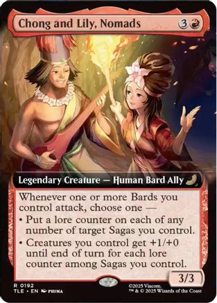 Chong and Lily, Nomads (Extended Art) (TLE-192) - Avatar: The Last Airbender: Eternal-Legal Foil - for just $0.11! 