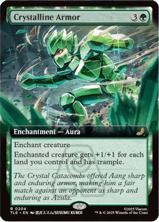 Crystalline Armor (Extended Art) (TLE-204) - Avatar: The Last Airbender: Eternal-Legal - for just $0.25! 