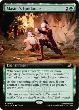 Master's Guidance (Extended Art) (TLE-206) - Avatar: The Last Airbender: Eternal-Legal Foil - for just $0.17! 