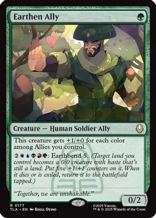 Earthen Ally (TLA-177) - Avatar: The Last Airbender Foil - for just $0.08! 