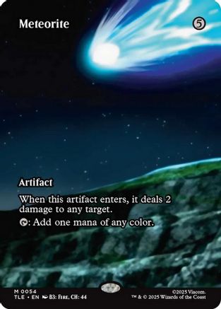 Meteorite (Borderless) (TLE-054) - Avatar: The Last Airbender: Eternal-Legal - for just $0.16! 