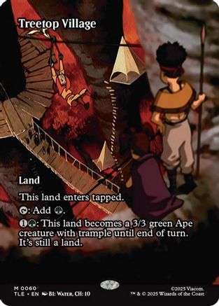 Treetop Village (Borderless) (TLE-060) - Avatar: The Last Airbender: Eternal-Legal Foil - for just $0.38! 