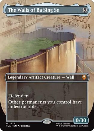 The Walls of Ba Sing Se (Borderless) (TLA-329) - Avatar: The Last Airbender Foil - for just $11.69! 