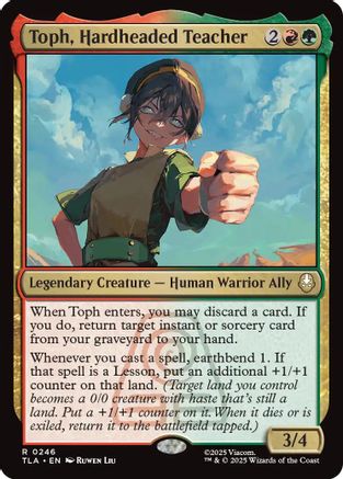 Toph, Hardheaded Teacher (TLA-246) - Avatar: The Last Airbender Foil - for just $0.53! 