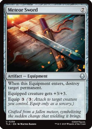 Meteor Sword (TLA-258) - Avatar: The Last Airbender Foil - for just $0.11! 