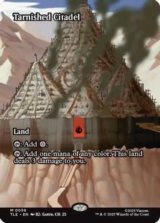 Tarnished Citadel (Borderless) (TLE-059) - Avatar: The Last Airbender: Eternal-Legal - for just $1.45! 