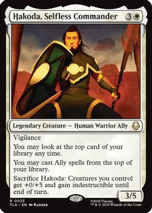 Hakoda, Selfless Commander (TLA-023) - Avatar: The Last Airbender Foil - for just $0.13! 