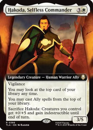 Hakoda, Selfless Commander (Extended Art) (TLA-366) - Avatar: The Last Airbender - for just $0.22! 