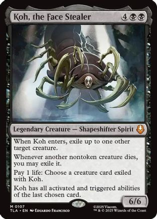 Koh, the Face Stealer (TLA-107) - Avatar: The Last Airbender Foil - for just $0.31! 