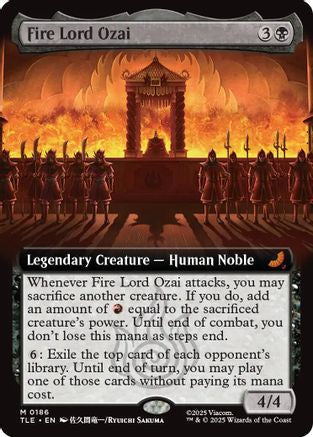Fire Lord Ozai (Extended Art) (TLE-186) - Avatar: The Last Airbender: Eternal-Legal Foil - for just $0.84! 
