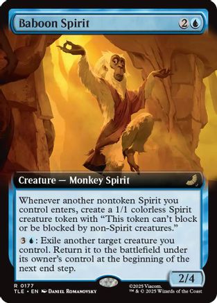 Baboon Spirit (Extended Art) (TLE-177) - Avatar: The Last Airbender: Eternal-Legal Foil - for just $0.11! 