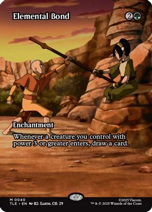 Elemental Bond (Borderless) (TLE-040) - Avatar: The Last Airbender: Eternal-Legal Foil - for just $2.04! 