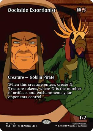 Dockside Extortionist (Borderless) (TLE-028) - Avatar: The Last Airbender: Eternal-Legal - for just $2.55! 