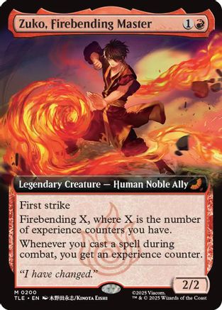 Zuko, Firebending Master (Extended Art) (TLE-200) - Avatar: The Last Airbender: Eternal-Legal - for just $5.36! 