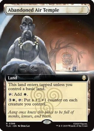 Abandoned Air Temple (Extended Art) (TLA-386) - Avatar: The Last Airbender Foil - for just $3.08! 