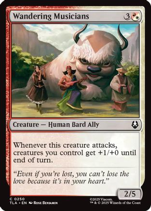 Wandering Musicians (TLA-250) - Avatar: The Last Airbender Foil - for just $0.04! 