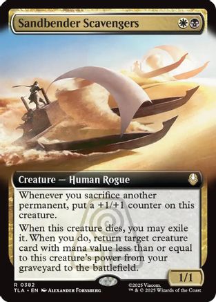 Sandbender Scavengers (Extended Art) (TLA-382) - Avatar: The Last Airbender Foil - for just $0.11! 