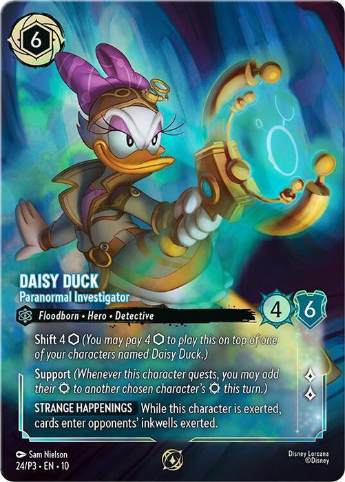 Daisy Duck - Paranormal Investigator (Store Championship) (24) [Promo Cards] - for just $7.80! 