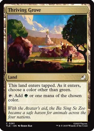 Thriving Grove (TLE-261) - Avatar: The Last Airbender: Eternal-Legal Foil - for just $0.10! 