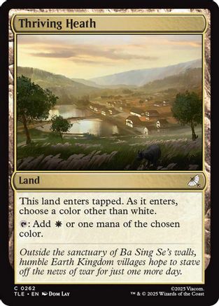 Thriving Heath (TLE-262) - Avatar: The Last Airbender: Eternal-Legal Foil - for just $0.10! 