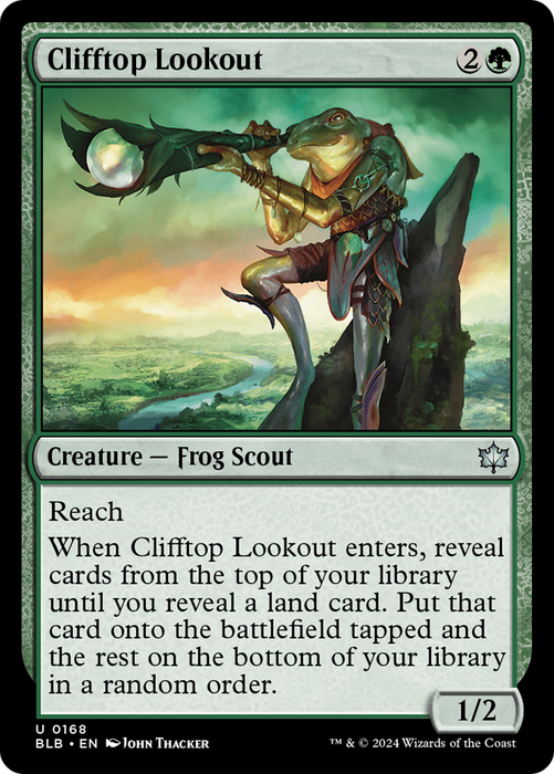 Clifftop Lookout (BLB-168) - Bloomburrow - for just $0.08! 