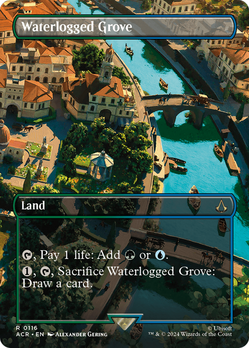 Waterlogged Grove (ACR-116) - Assassin's Creed (Borderless) - for just $1.25! 