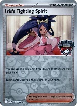 Iris's Fighting Spirit (149/159) (Regional Championships) [League & Championship Cards] - for just $24.70! 