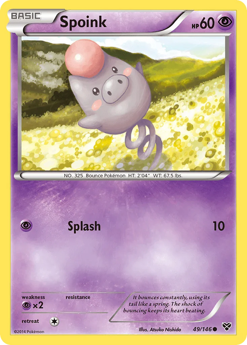 Spoink (49/146) [XY: Base Set] - for just $0.10! 