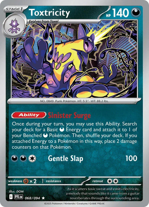 Toxtricity (068/094) (Theme Deck Exclusive) [Mega Evolution: Phantasmal Flames] - for just $0.10! 