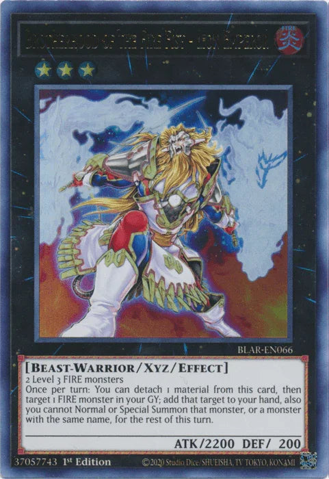 Brotherhood of the Fire Fist - Lion Emperor [BLAR-EN066] Ultra Rare - for just $0.15! 