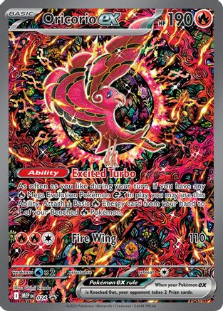 Oricorio ex 024 - ME Mega Evolution Promo Holofoil - for just $8.89! 