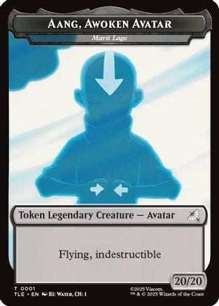 Aang, Awoken Avatar - Marit Lage // Treasure Double-Sided Token (TLE-1 // 22) - Avatar: The Last Airbender: Eternal-Legal - for just $0.10! 
