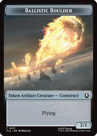 Ballistic Boulder // Soldier (0011) Double-Sided Token (TLA-13 // 11) - Avatar: The Last Airbender Foil - for just $0.08! 