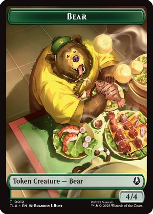 Bear // Food (0020) Double-Sided Token (TLA-12 // 20) - Avatar: The Last Airbender - for just $0.06! 