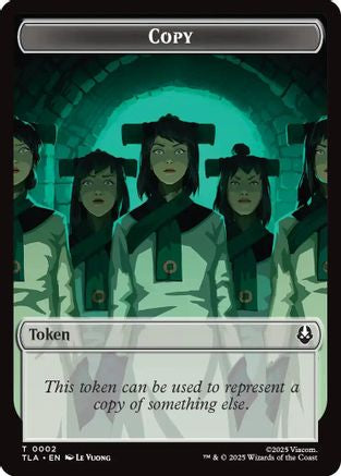 Copy (0002) // Soldier (0011) Double-Sided Token (TLA-2 // 11) - Avatar: The Last Airbender - for just $0.06! 