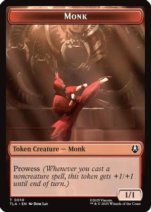 Monk // Food (0021) Double-Sided Token (TLA-10 // 21) - Avatar: The Last Airbender Foil - for just $0.16! 