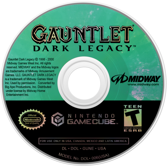 Gauntlet: Dark Legacy – GameCube (GC) - for just $111.99! 