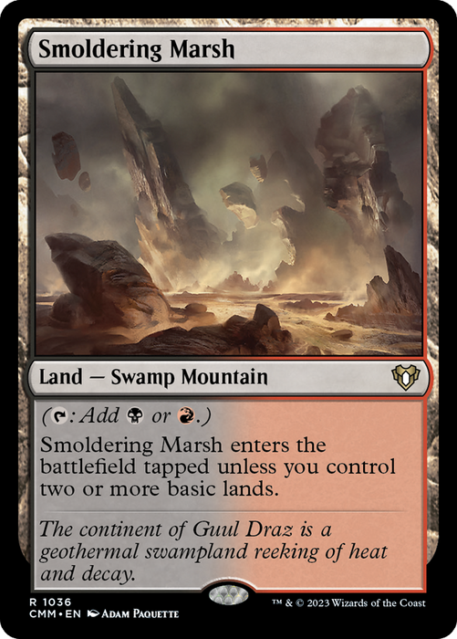 Smoldering Marsh (CMM-1036) - Commander Masters - for just $0.12! 