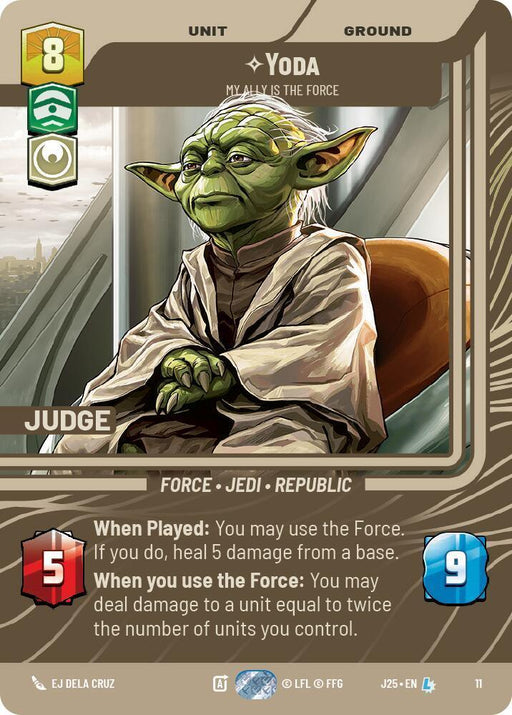 Yoda - My Ally is the Force (11) (11) [Judge Promos] - for just $22.50! 