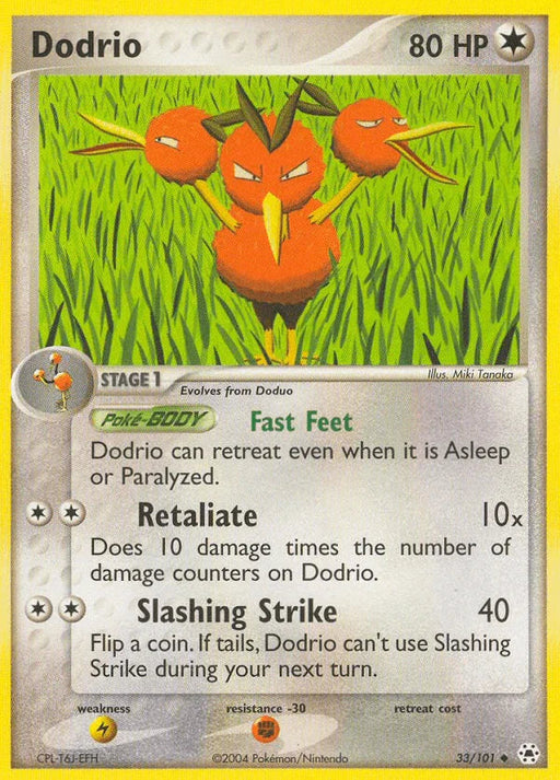 Dodrio (33/101) [EX: Hidden Legends] - for just $0.20! 