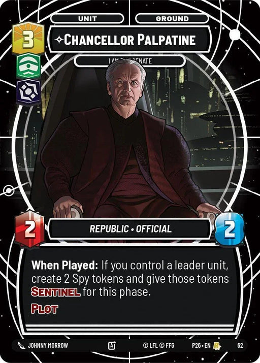 Chancellor Palpatine - I Am the Senate (62) (62) [Sector and Regional Promos: Season 1] - for just $12.15! 