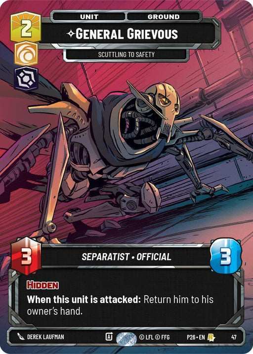 General Grievous - Scuttling to Safety (47) (47) [Sector and Regional Promos: Season 1] - for just $1.85! 