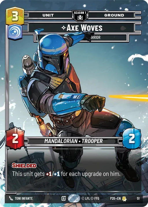 Axe Woves - Accomplished Warrior (51) (51) [Sector and Regional Promos: Season 1] - for just $5.65! 