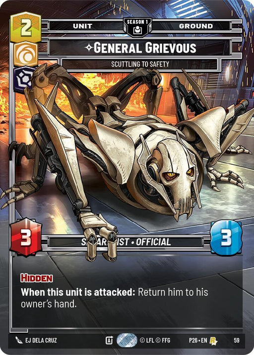 General Grievous - Scuttling to Safety (59) (59) [Sector and Regional Promos: Season 1] - for just $3.10! 
